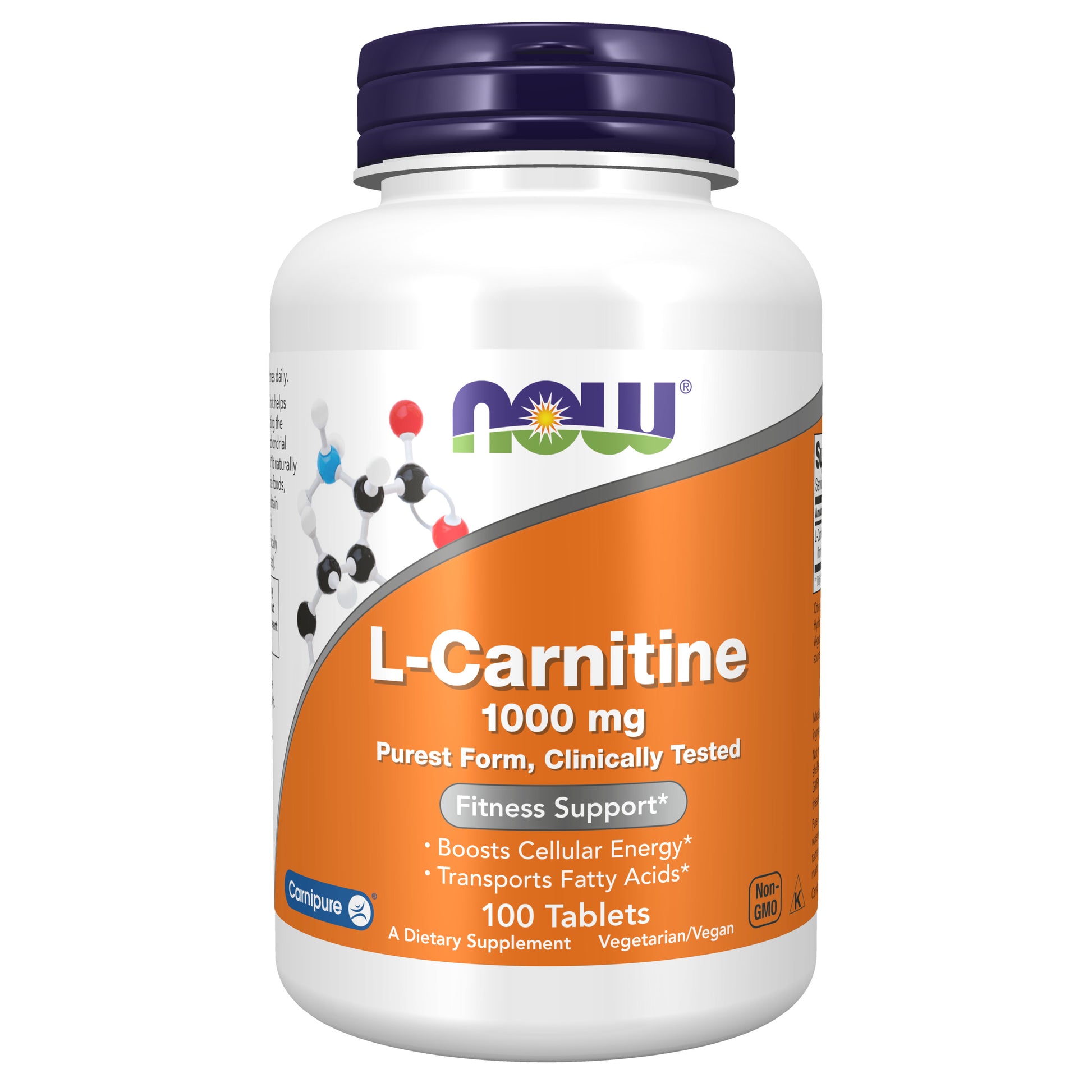 now - l-carnitine 1,000 mg - 100 tablets