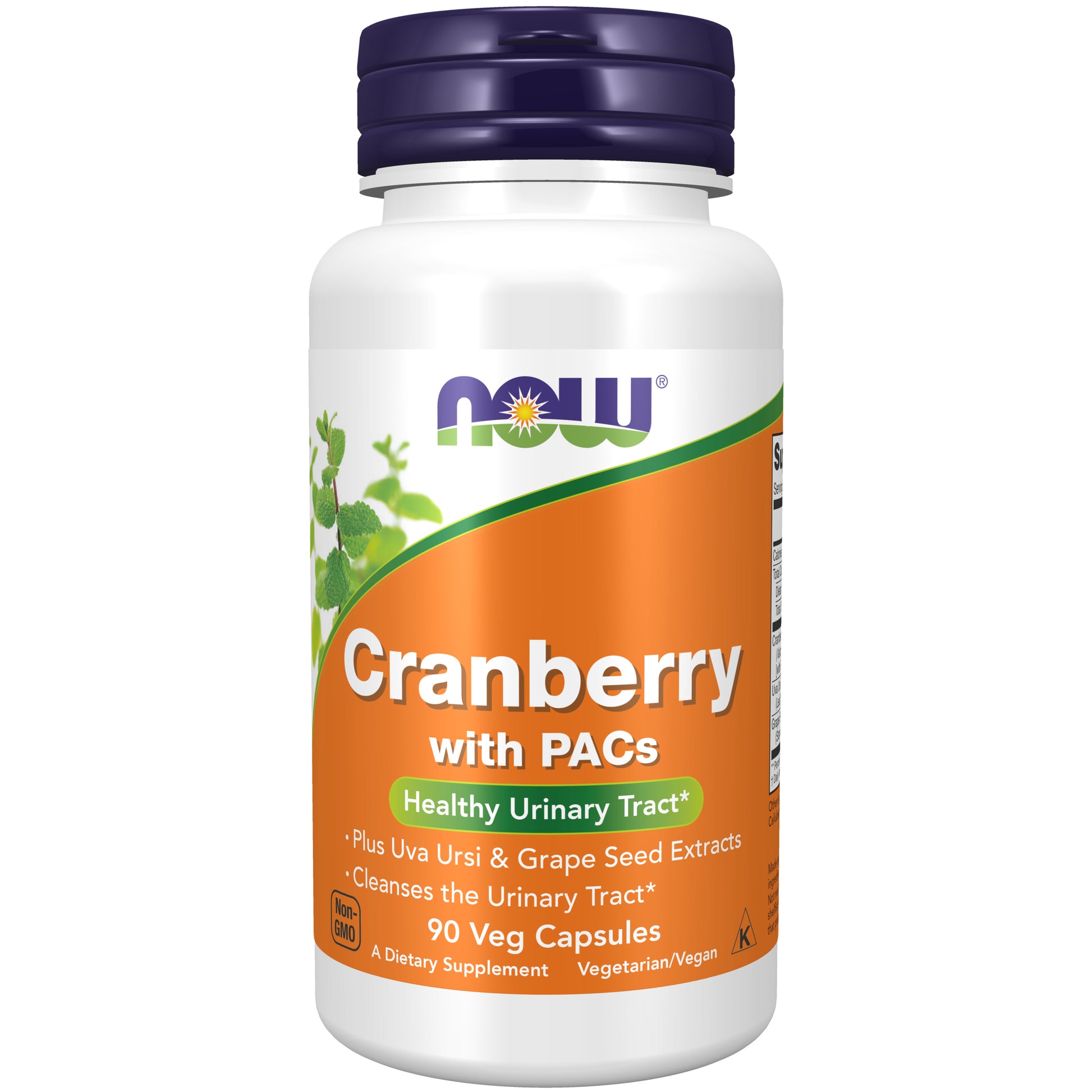 now - cranberry with pacs - 90 veg capsules