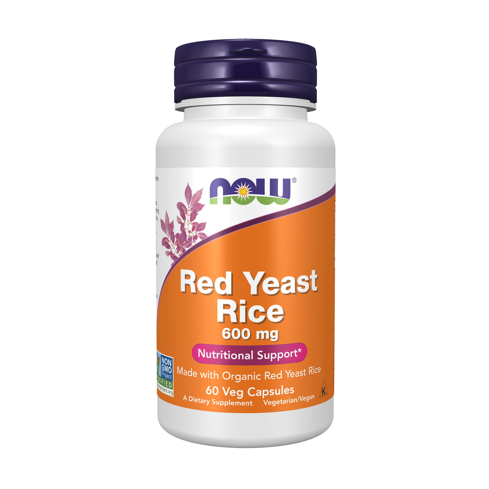 now - red yeast rice 600 mg - 60 veg capsules