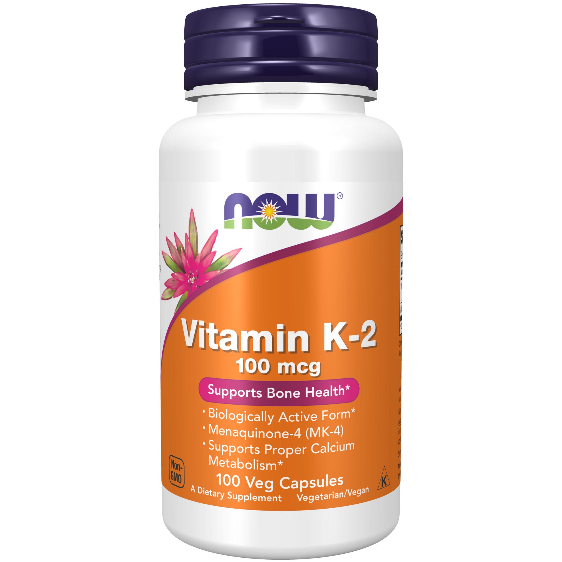 now - vitamin k-2 100 mcg - 100 veg capsules