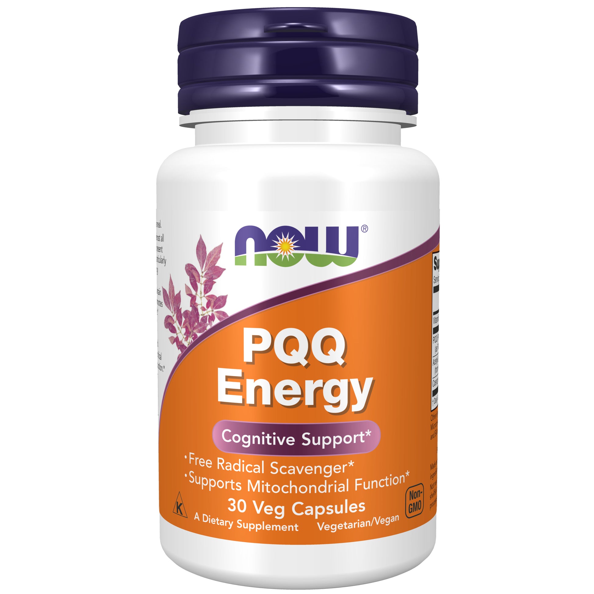 now - pqq energy - 30 veg capsules