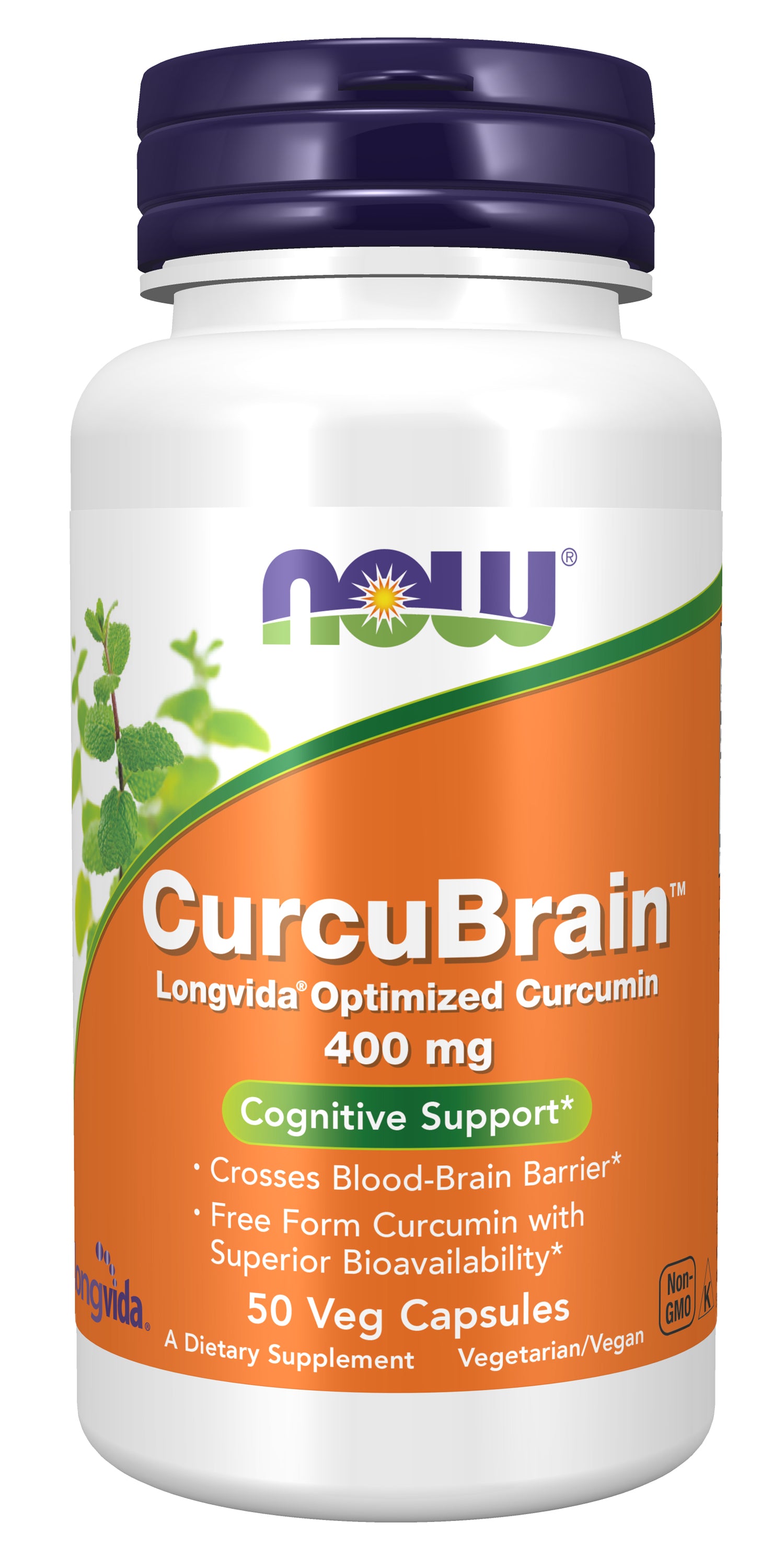now - curcubrain™ 400 mg - 50 veg capsules