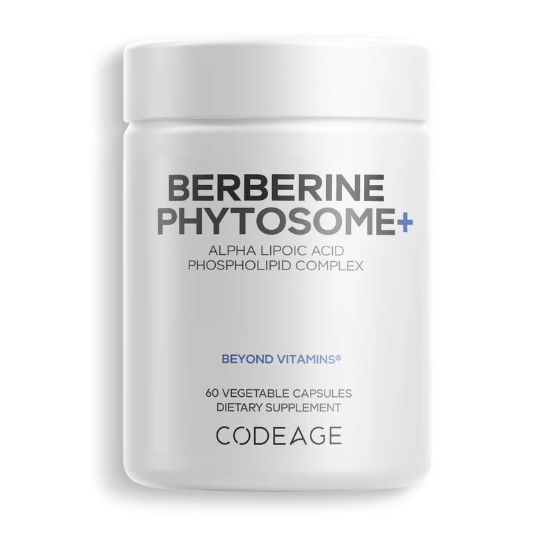berberine phytossome+ - 60 cápsulas vegetais - codeage