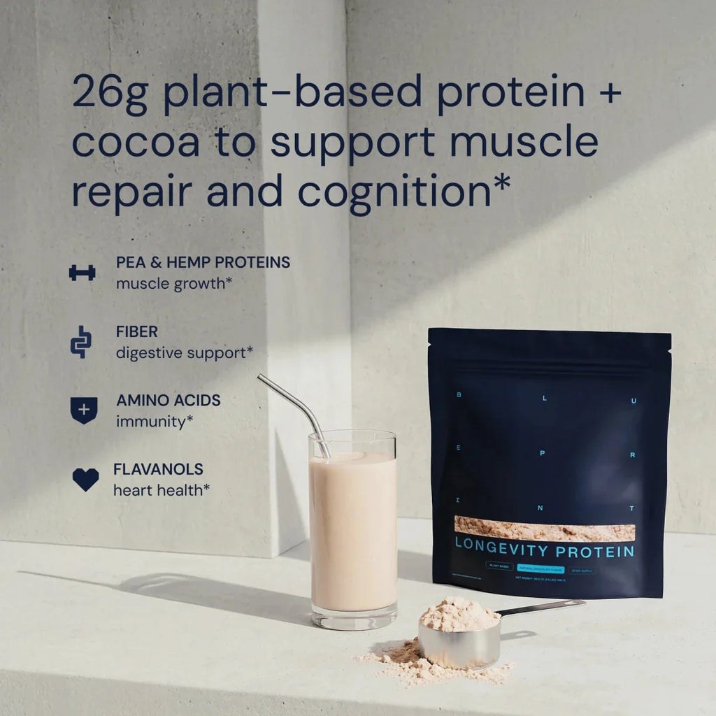 Longevity Protein Chocolate - 1581 gramas - Blueprint
