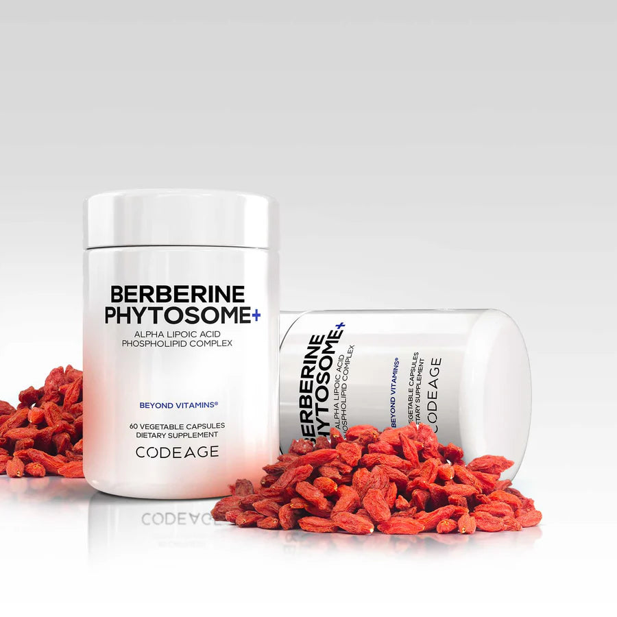 berberine phytossome+ - 60 cápsulas vegetais - codeage