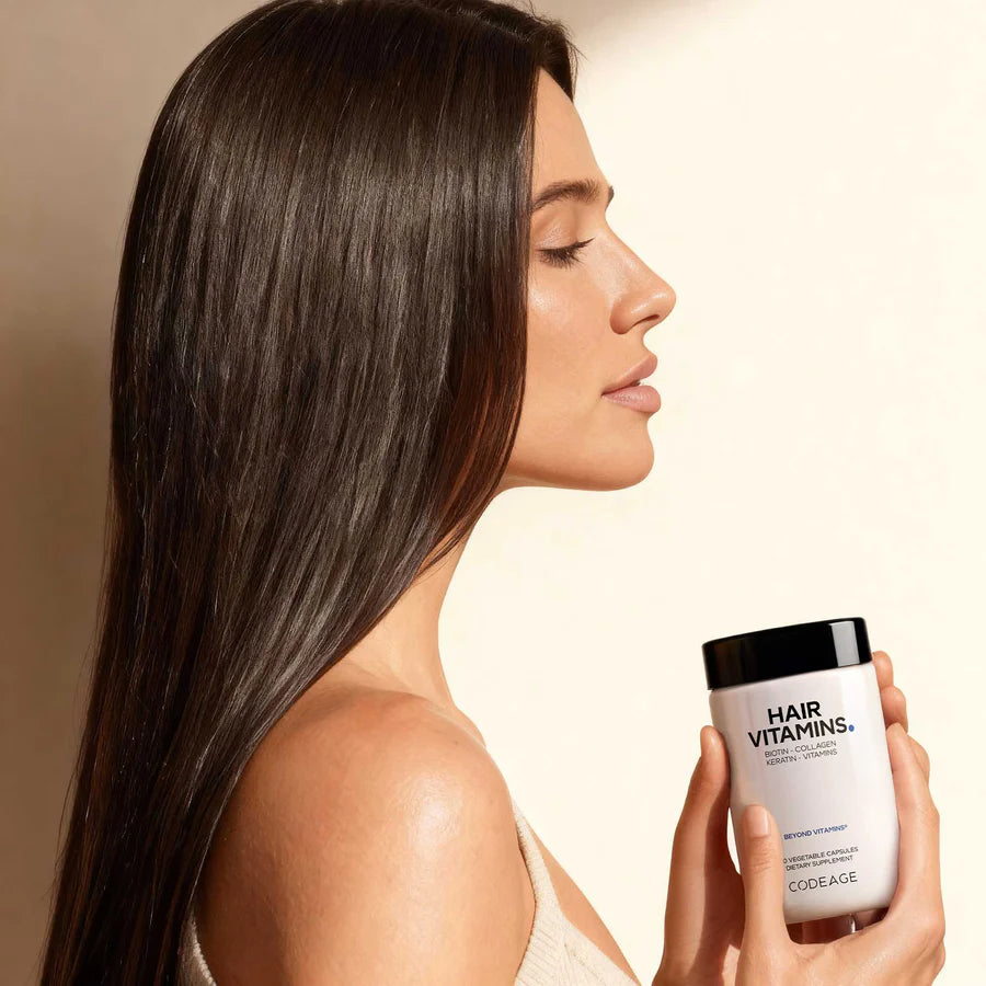 vitaminas para el cabello - 120 cápsulas vegetales - codeage