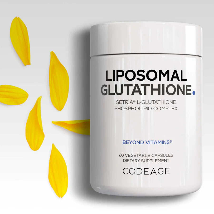 glutatión liposomal - 60 cápsulas vegetales - codeage