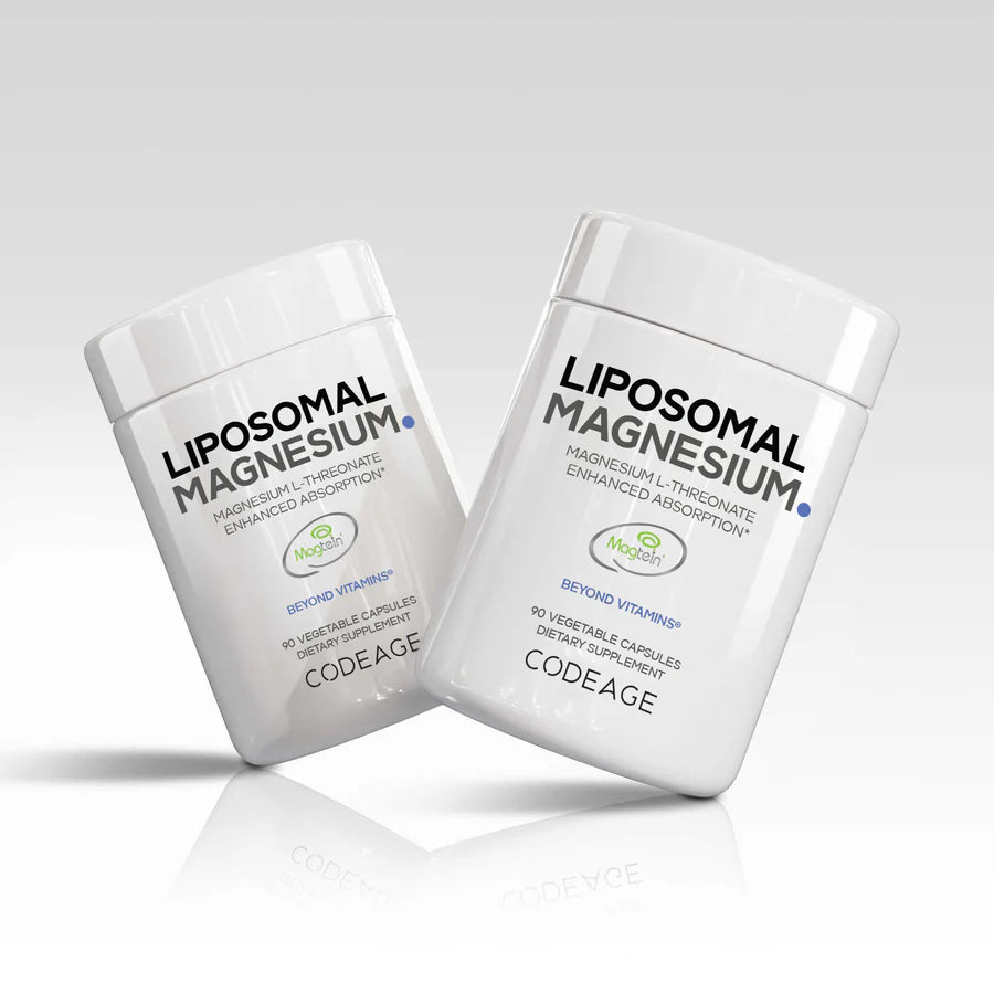 Magnesio L-treonato liposomal - 90 cápsulas vegetales - Codeage
