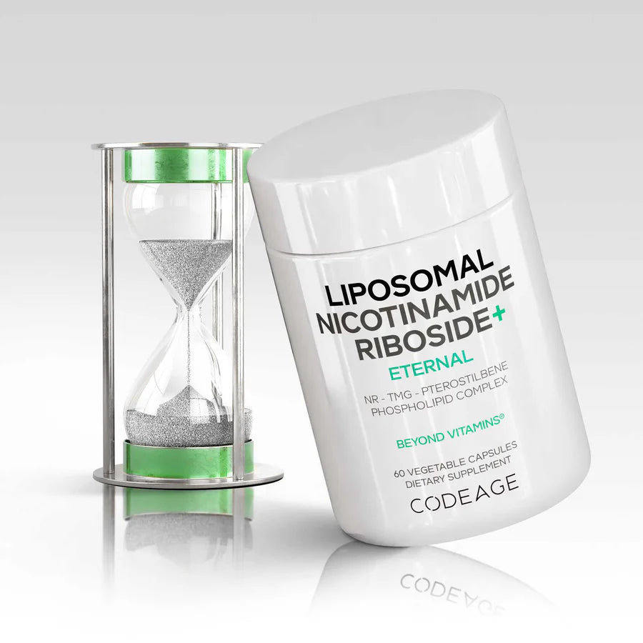 nicotinamida ribósida liposomal - 60 cápsulas vegetales - codeage