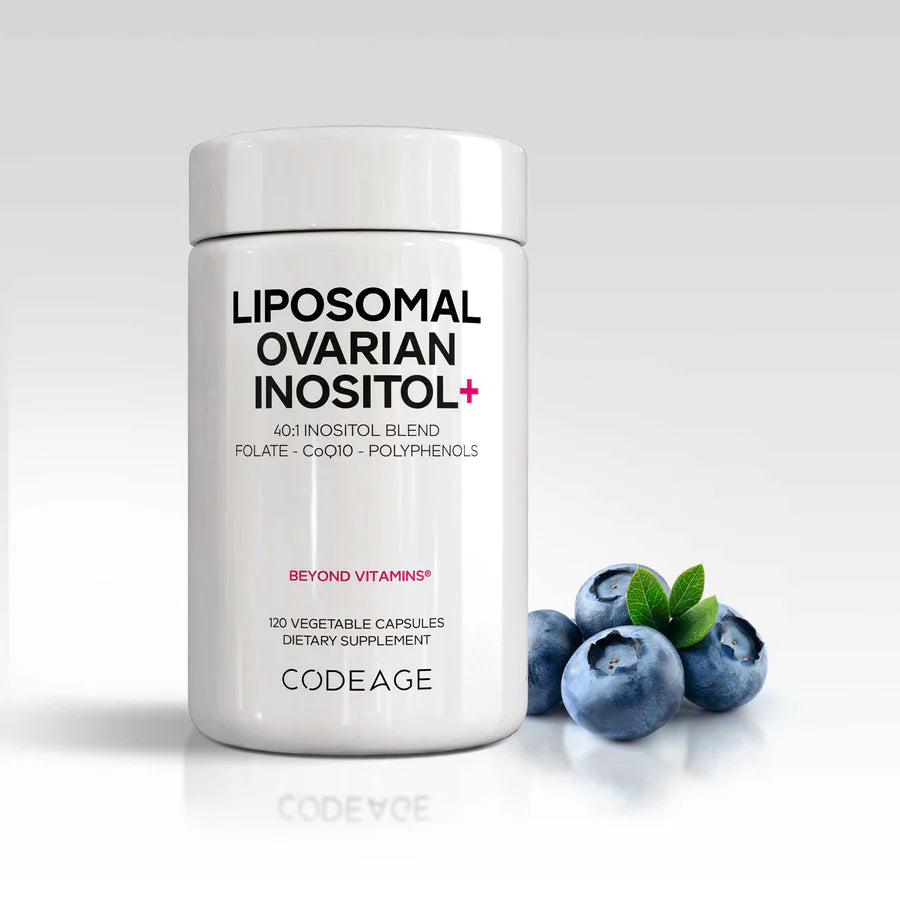 inositol ovárico liposomal+ - 120 cápsulas vegetales - codeage