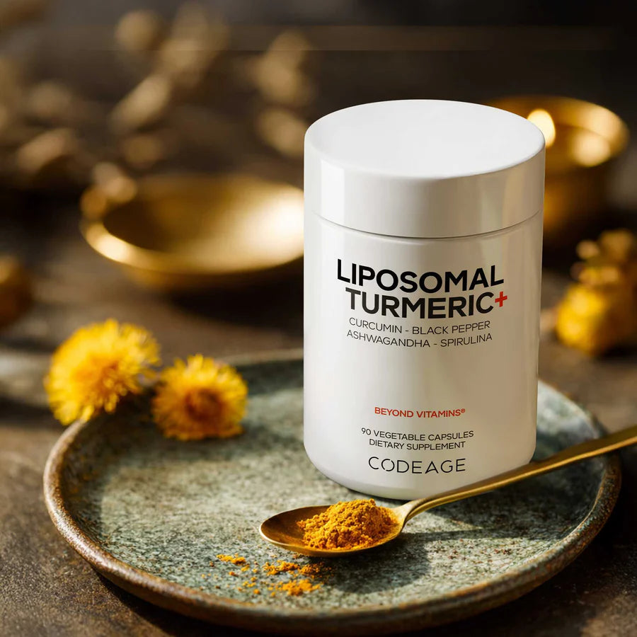 cúrcuma liposomal+ - 90 cápsulas vegetales - codeage