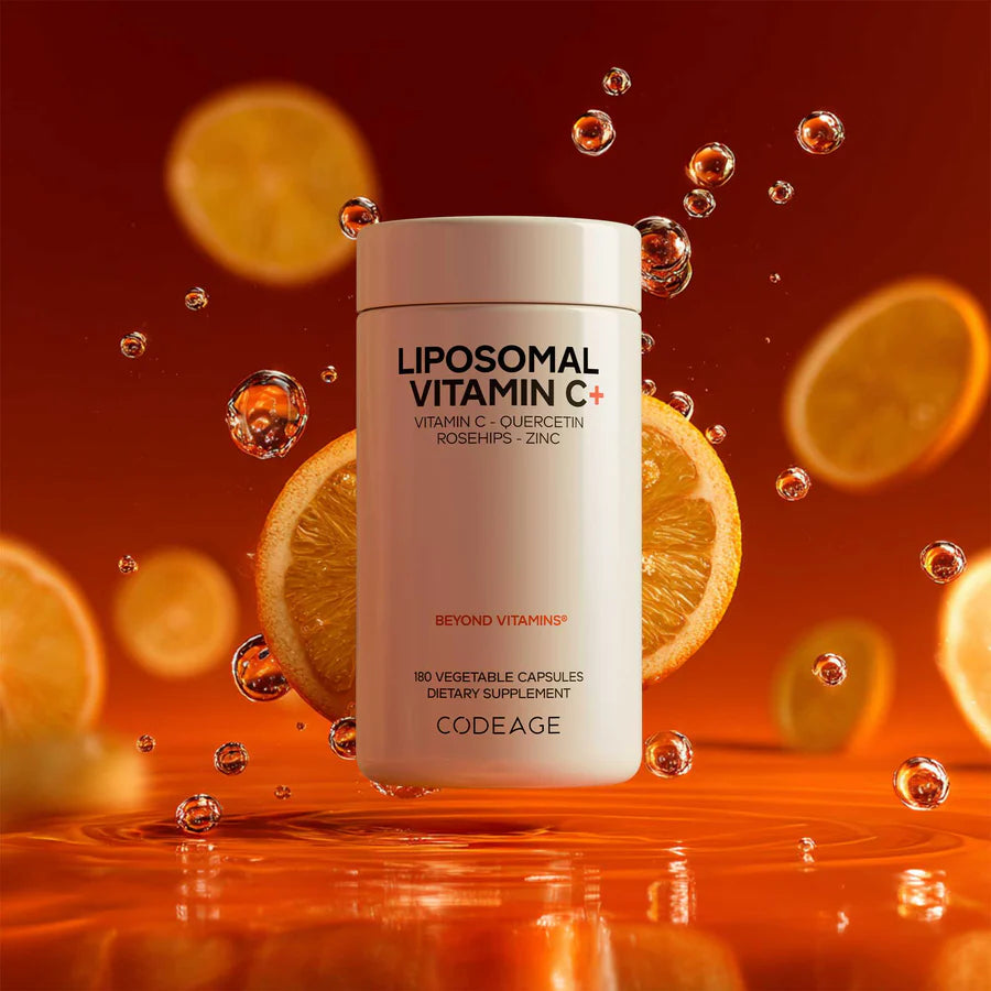 vitamina c liposomal+ - 180 cápsulas vegetales - codeage