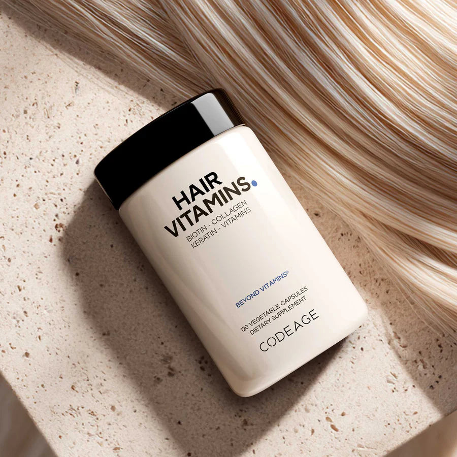 vitaminas para el cabello - 120 cápsulas vegetales - codeage