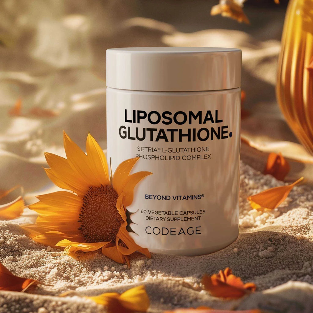 glutatión liposomal - 60 cápsulas vegetales - codeage