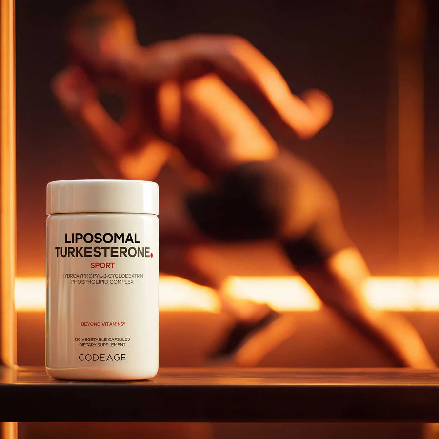 turkesterona liposomal - 120 cápsulas vegetales - codeage