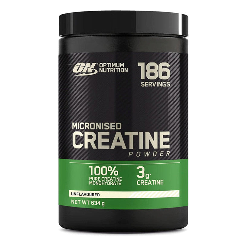 on micronised creatine powder unflavoured - 634g - optimum nutrition
