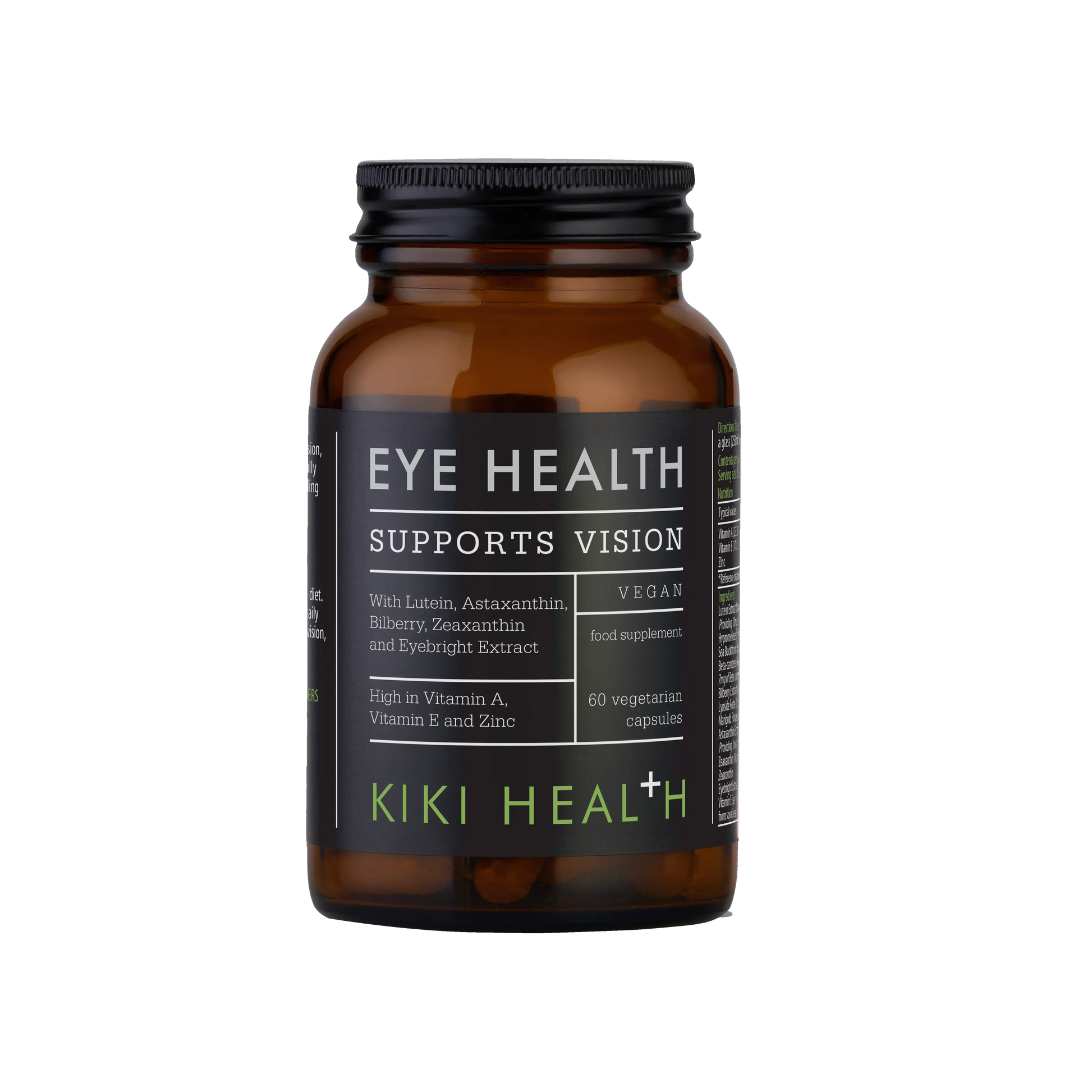 salud ocular - 60 cápsulas vegetales - kiki health