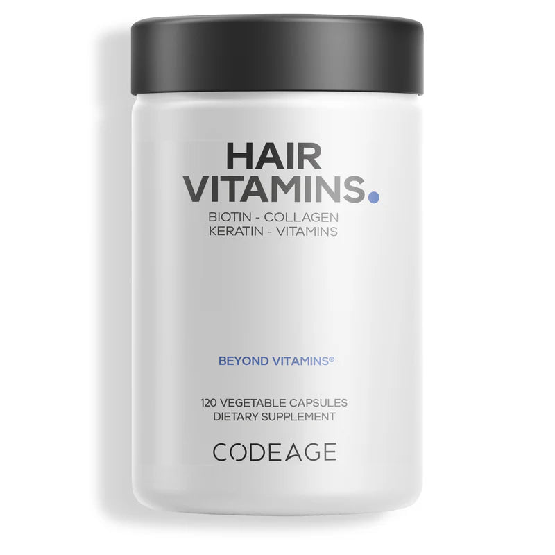 vitaminas para el cabello - 120 cápsulas vegetales - codeage