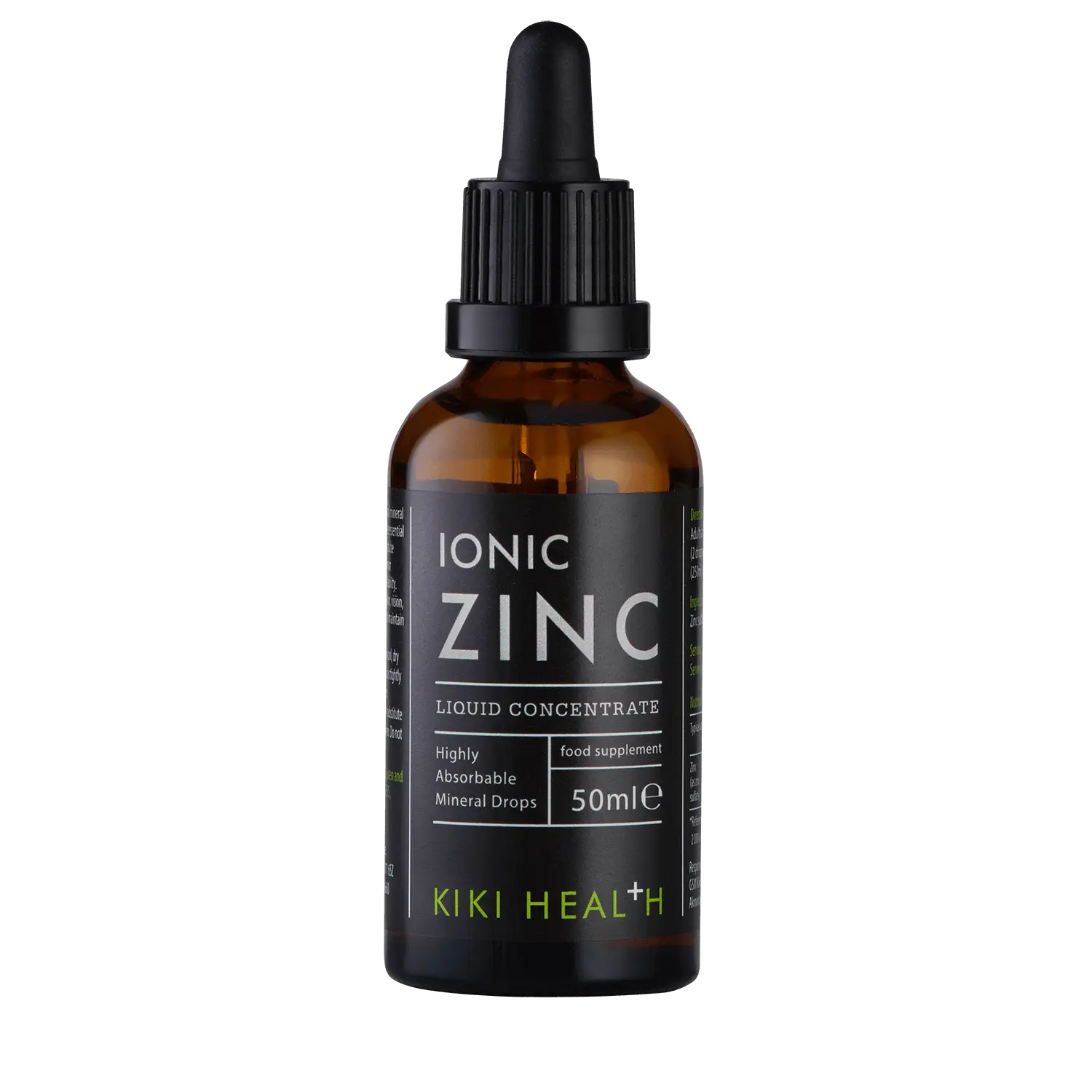 Concentrado líquido de zinc iónico - 50ml - Kiki Health