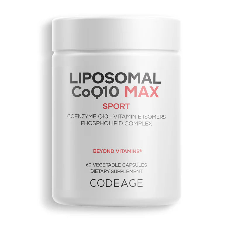 liposomal coq10 max - 60 cápsulas vegetales - codeage