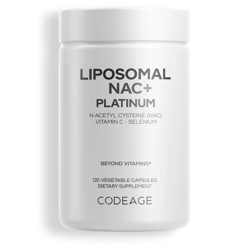liposomal nac+ platinum - 120 cápsulas vegetales - codeage