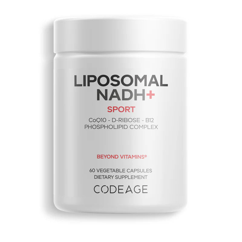 NADH+ liposomal - 60 cápsulas vegetales - codeage