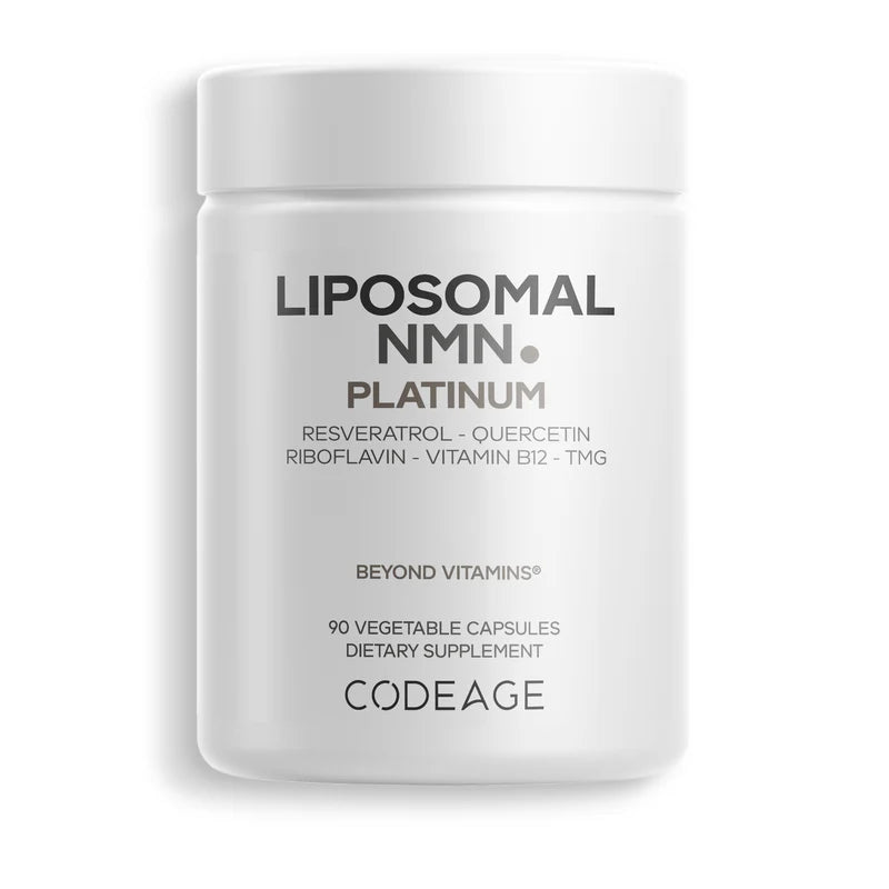 nmn liposomal platinum - 90 cápsulas vegetales - codeage