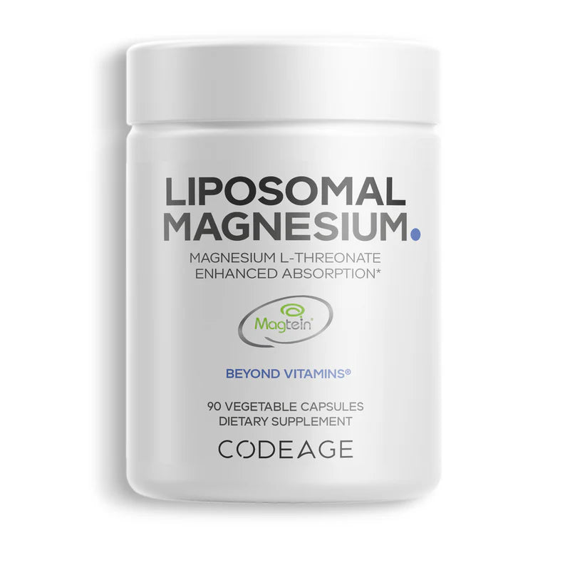 Magnesio L-treonato liposomal - 90 cápsulas vegetales - Codeage