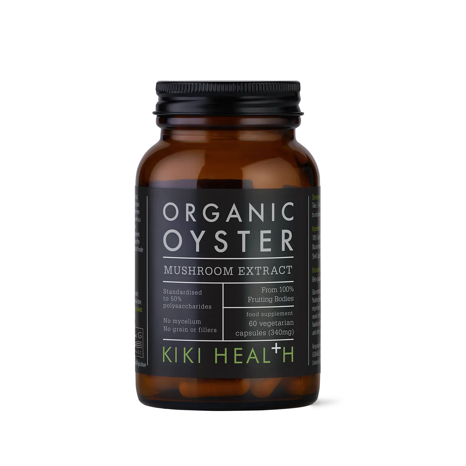 extracto de ostra - 60 cápsulas vegetales - kiki health