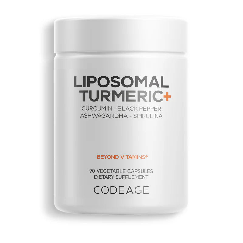 cúrcuma liposomal+ - 90 cápsulas vegetales - codeage