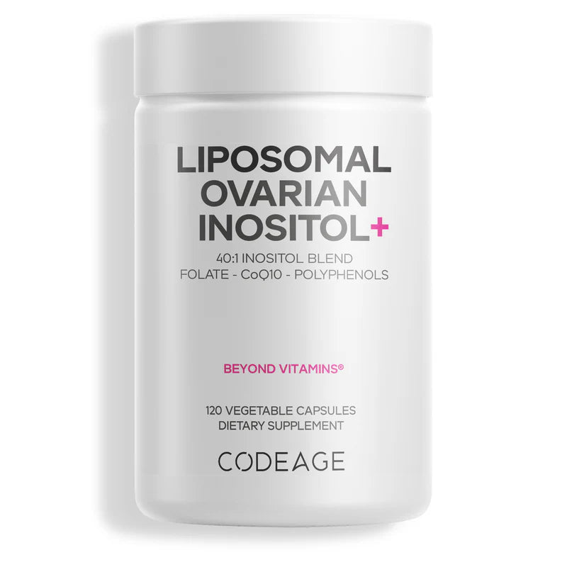 inositol ovárico liposomal+ - 120 cápsulas vegetales - codeage