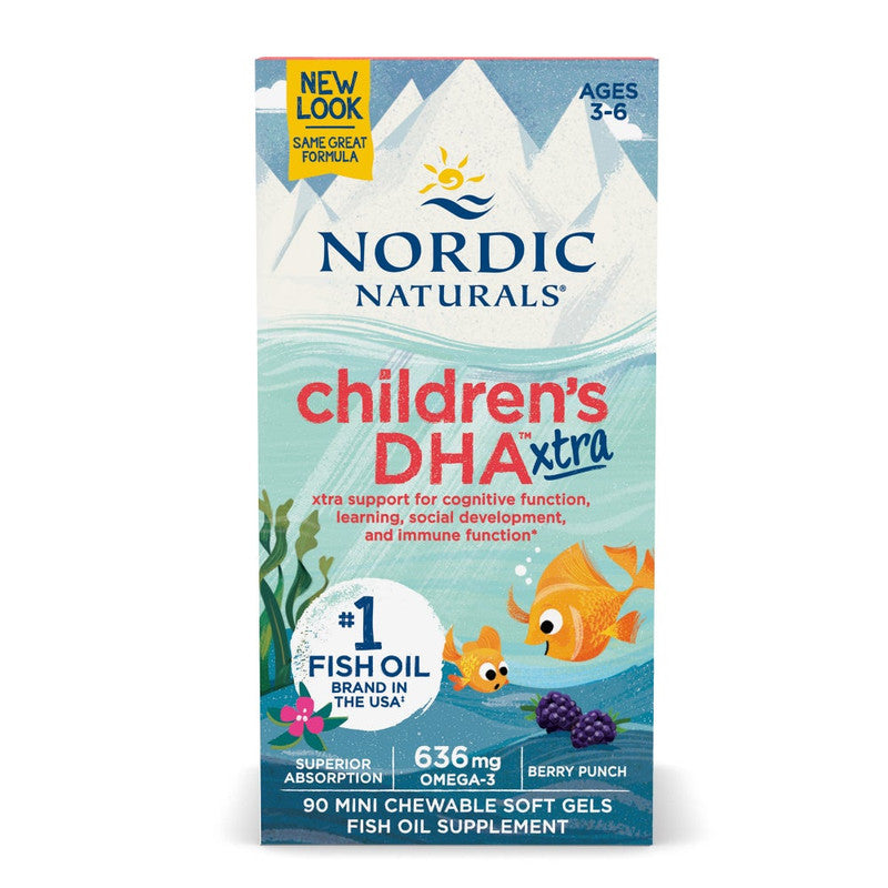 nordic naturals - children's dha xtra 636mg - 90 mini softgels
