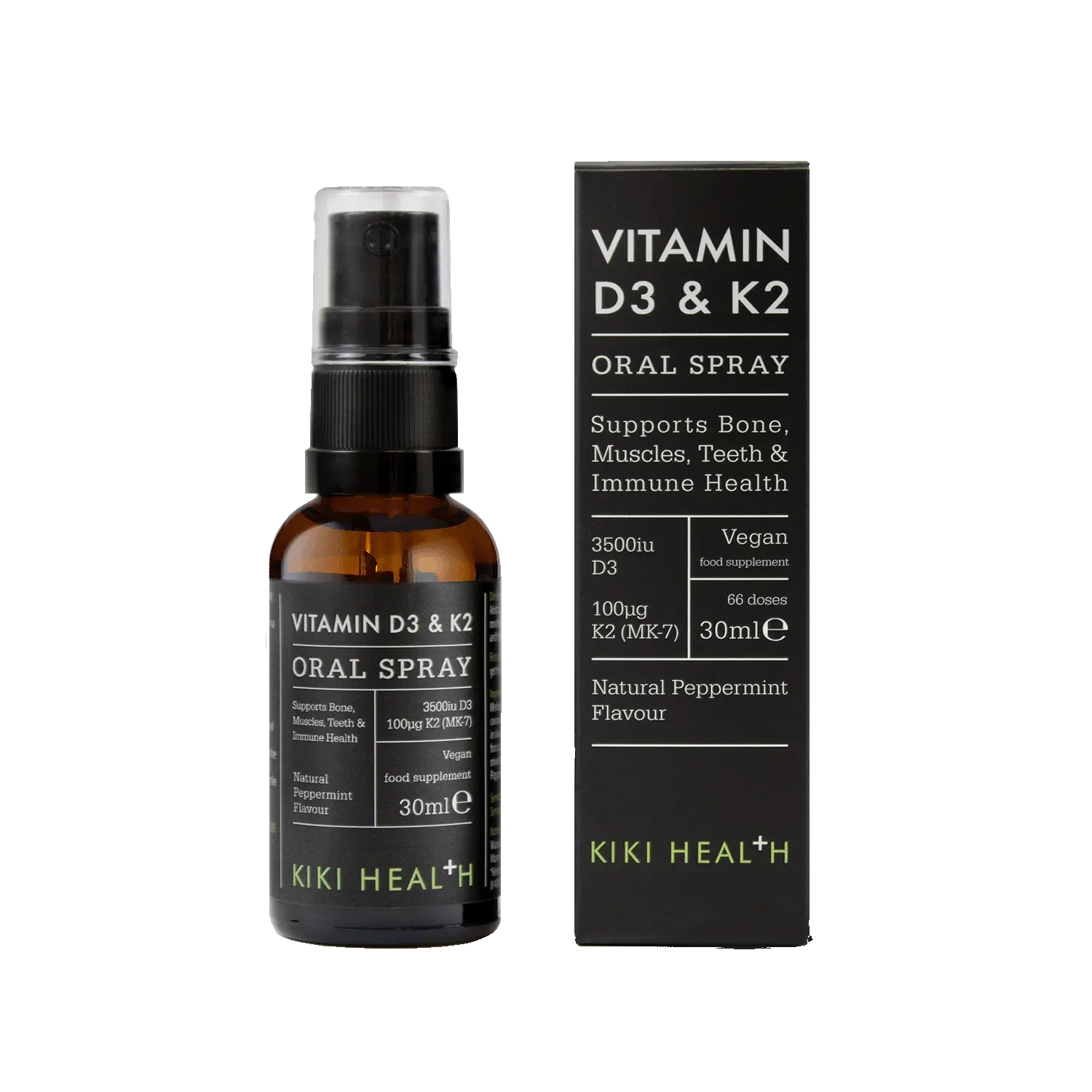 Vitamina D3 + K2 spray oral - 30ml - Kiki Health
