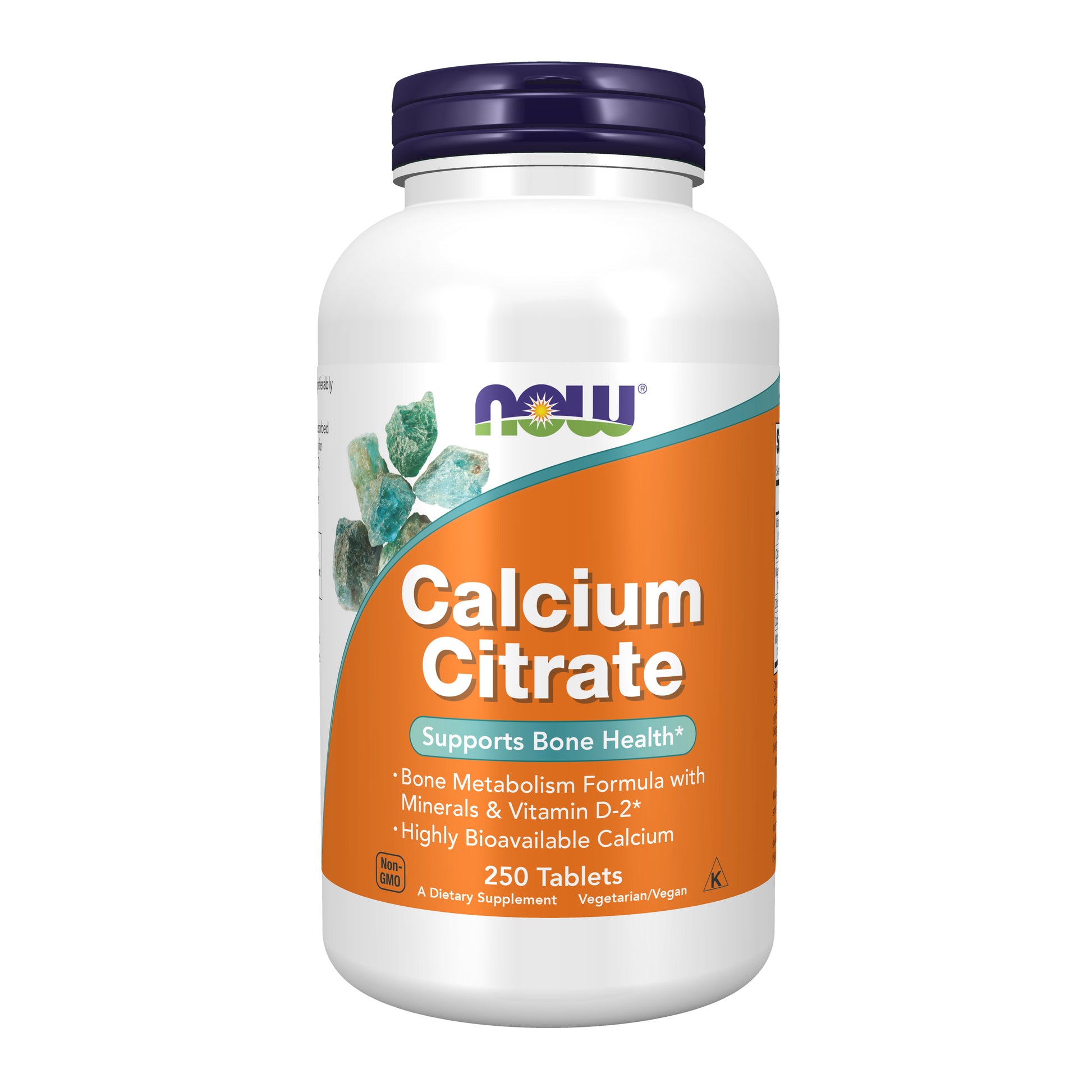 now - calcium citrate - 250 tablets