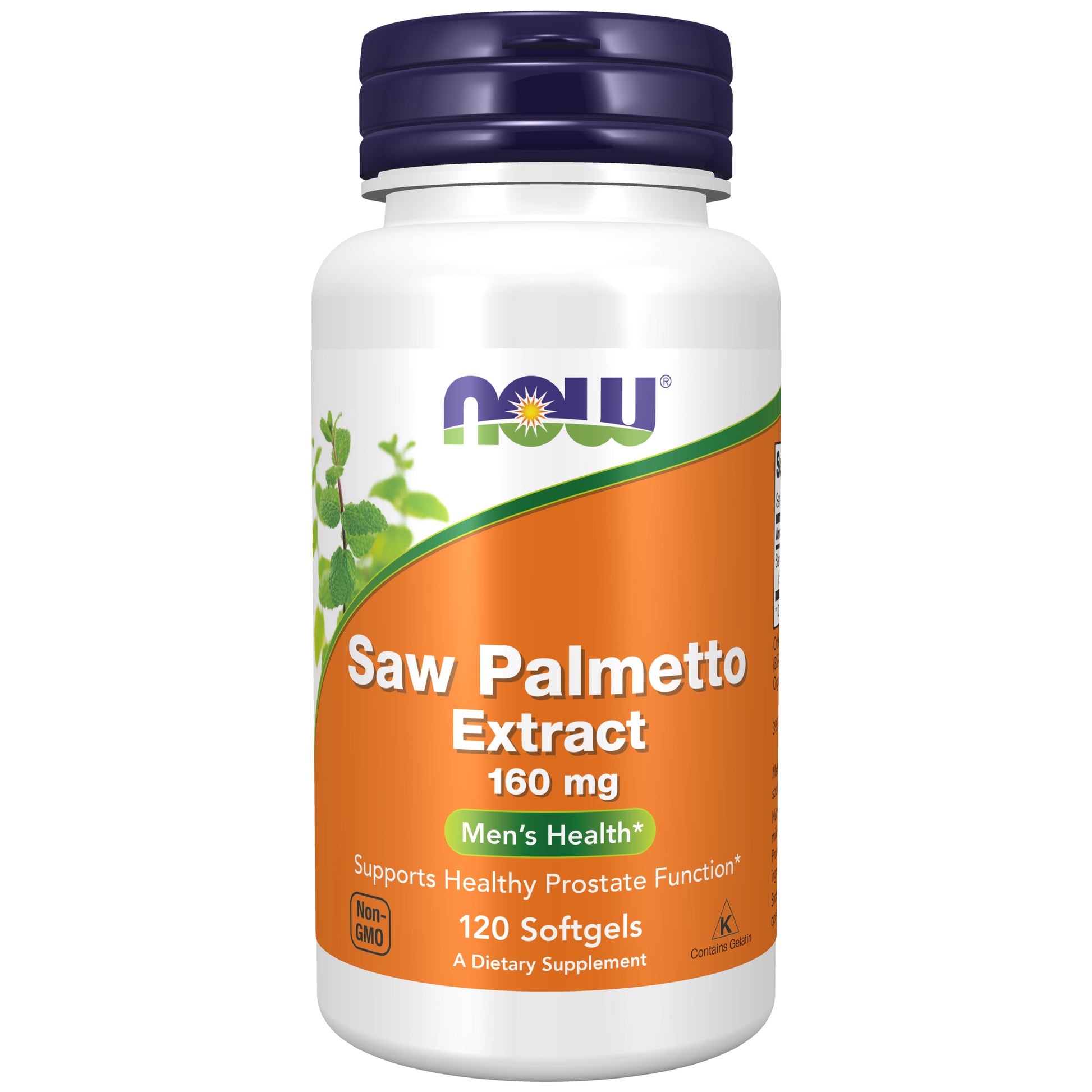 now - saw palmetto extract (serenoa repens) 160 mg - 120 softgels