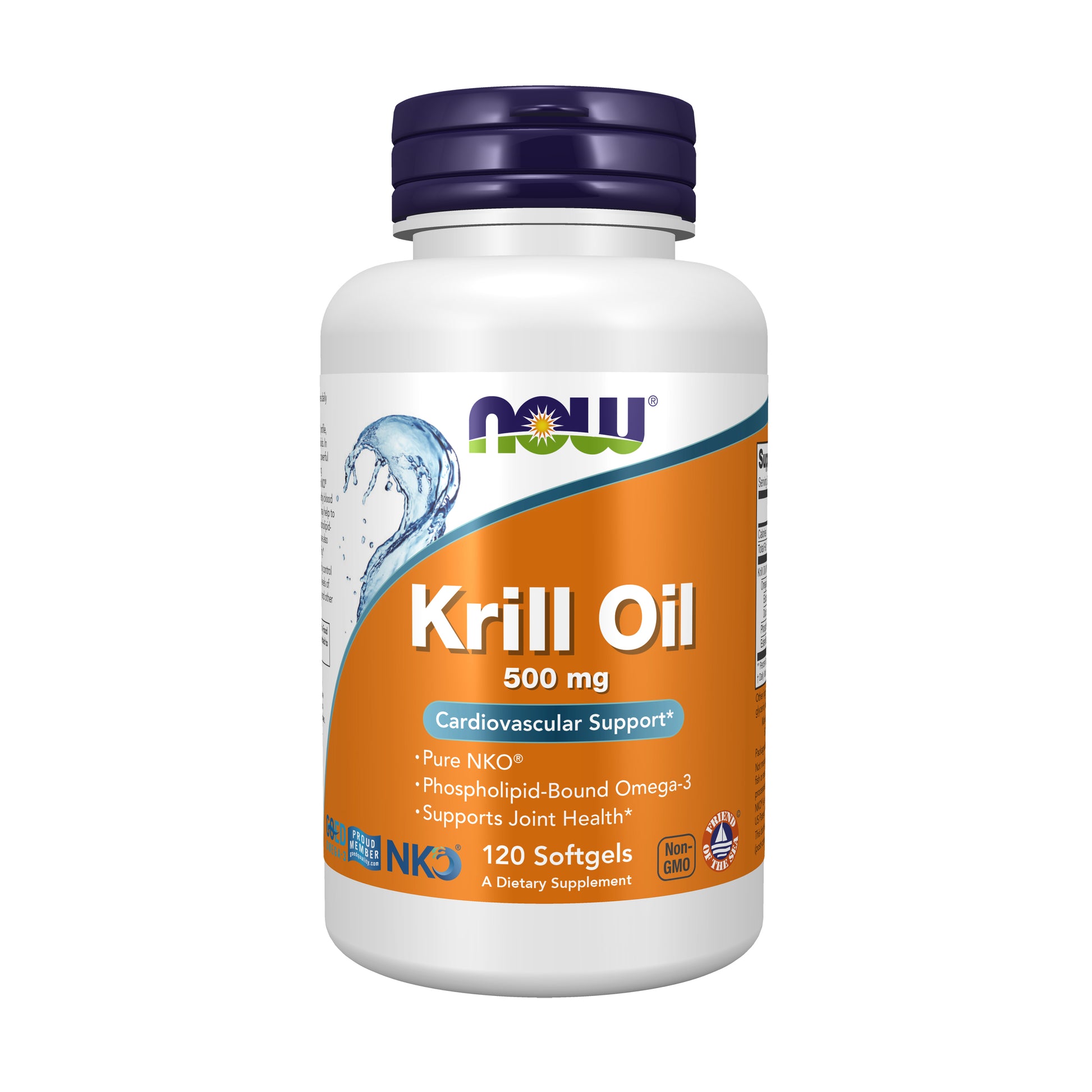 now - krill oil 500 mg - 120 softgels