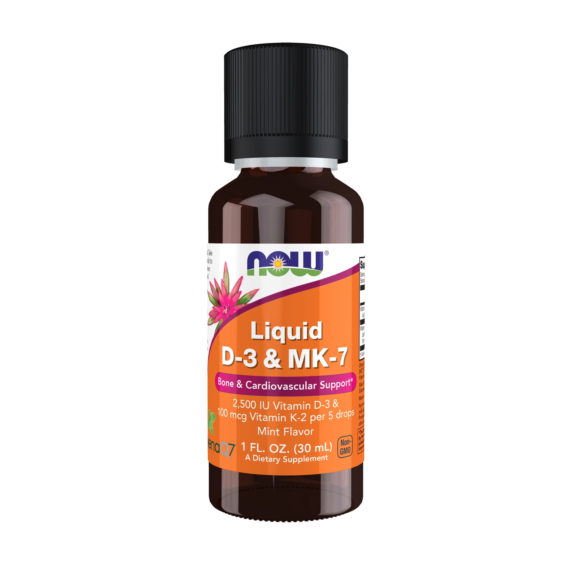 now - liquid d-3 & mk-7 , 30ml