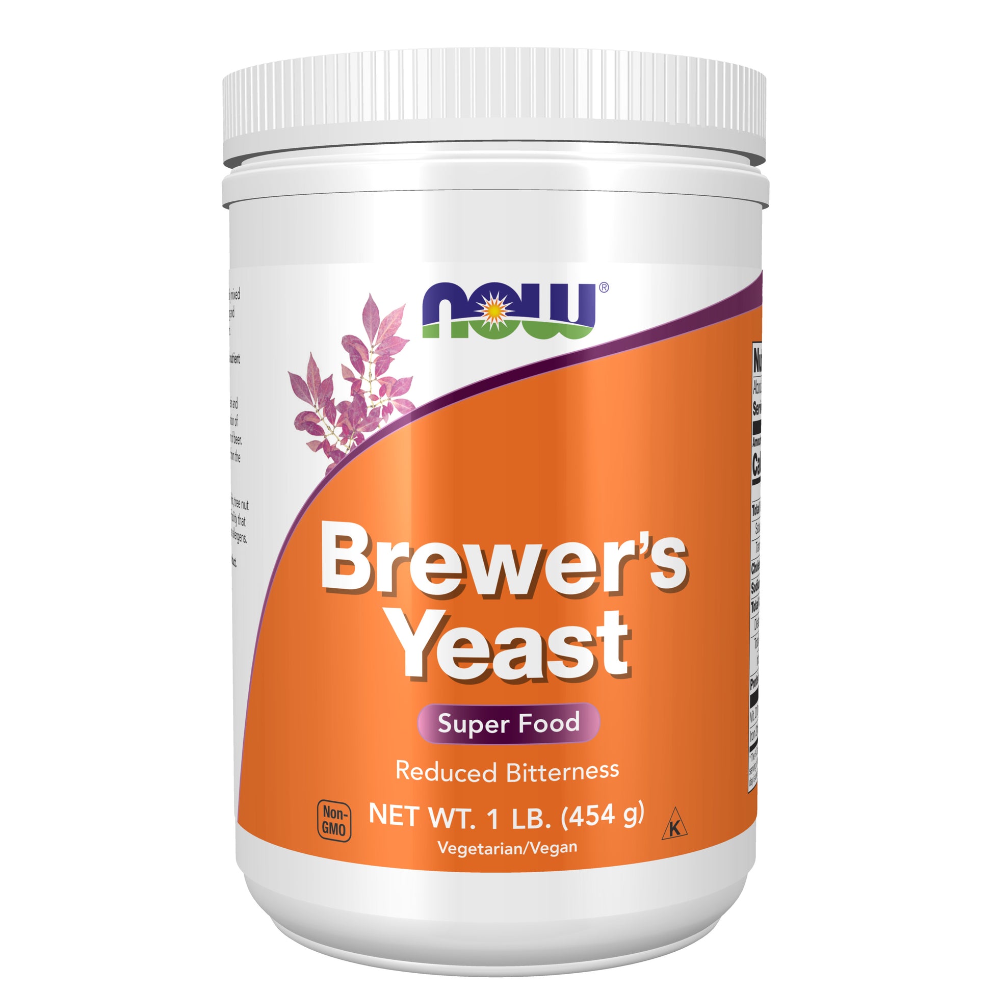 now - brewer's yeast powder, 454 gramas