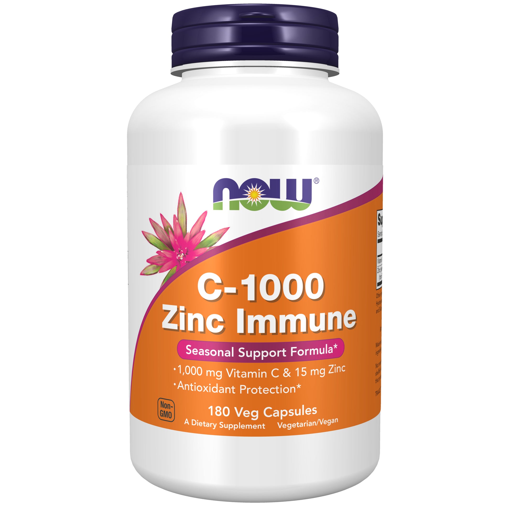 now - c-1000 & zinc immune - 180 veg capsules