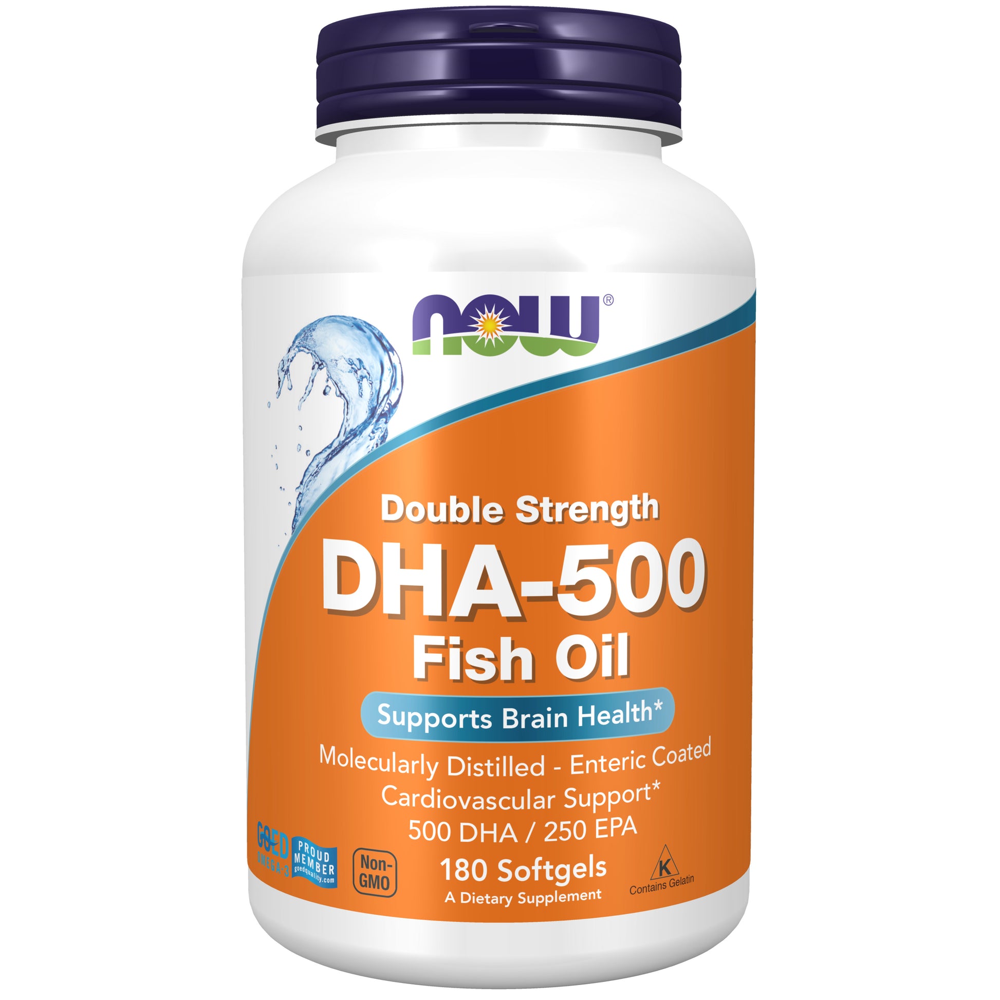 now - dha-500 with 250 epa - 180 softgels