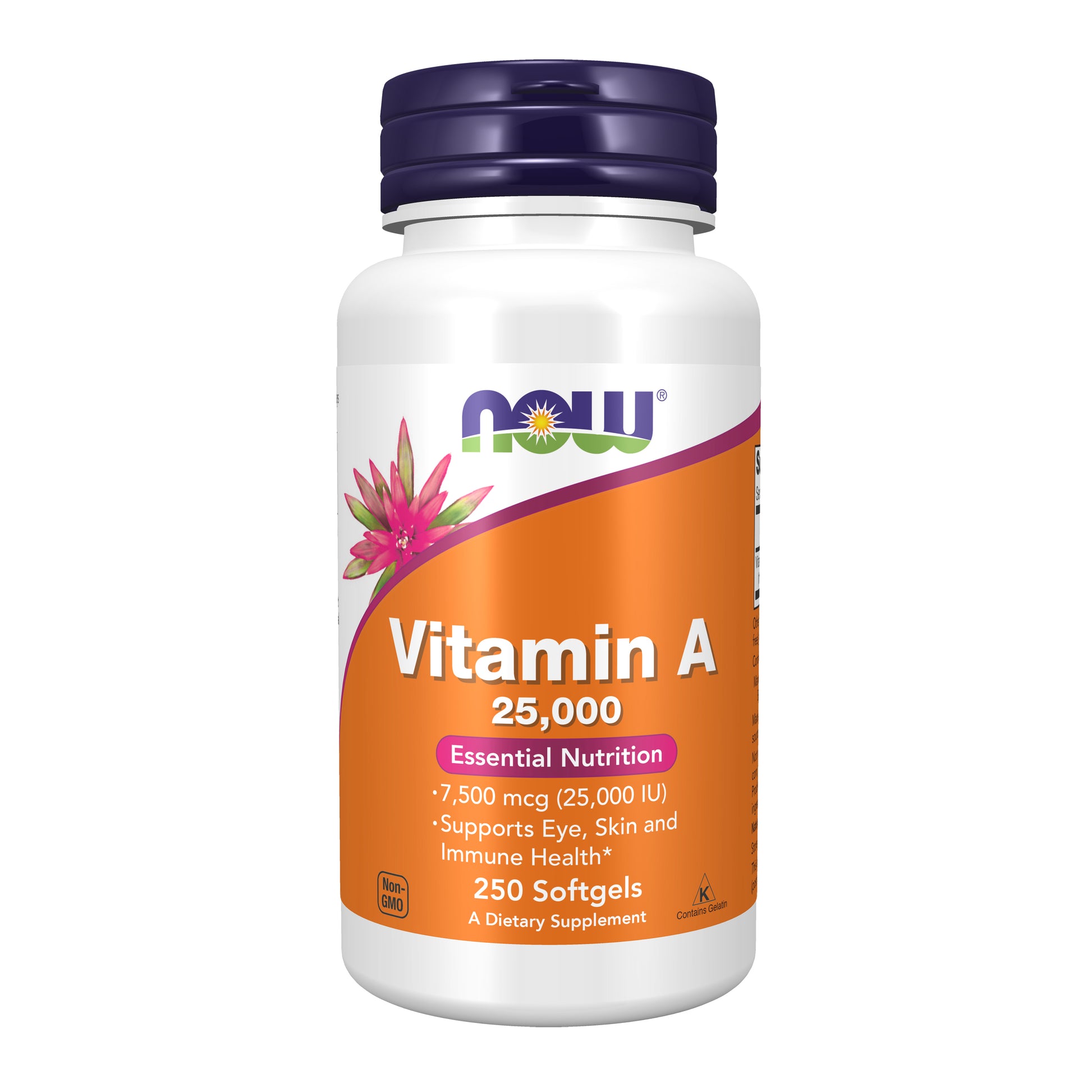 now - vitamin a 25,000 iu - 250 softgels