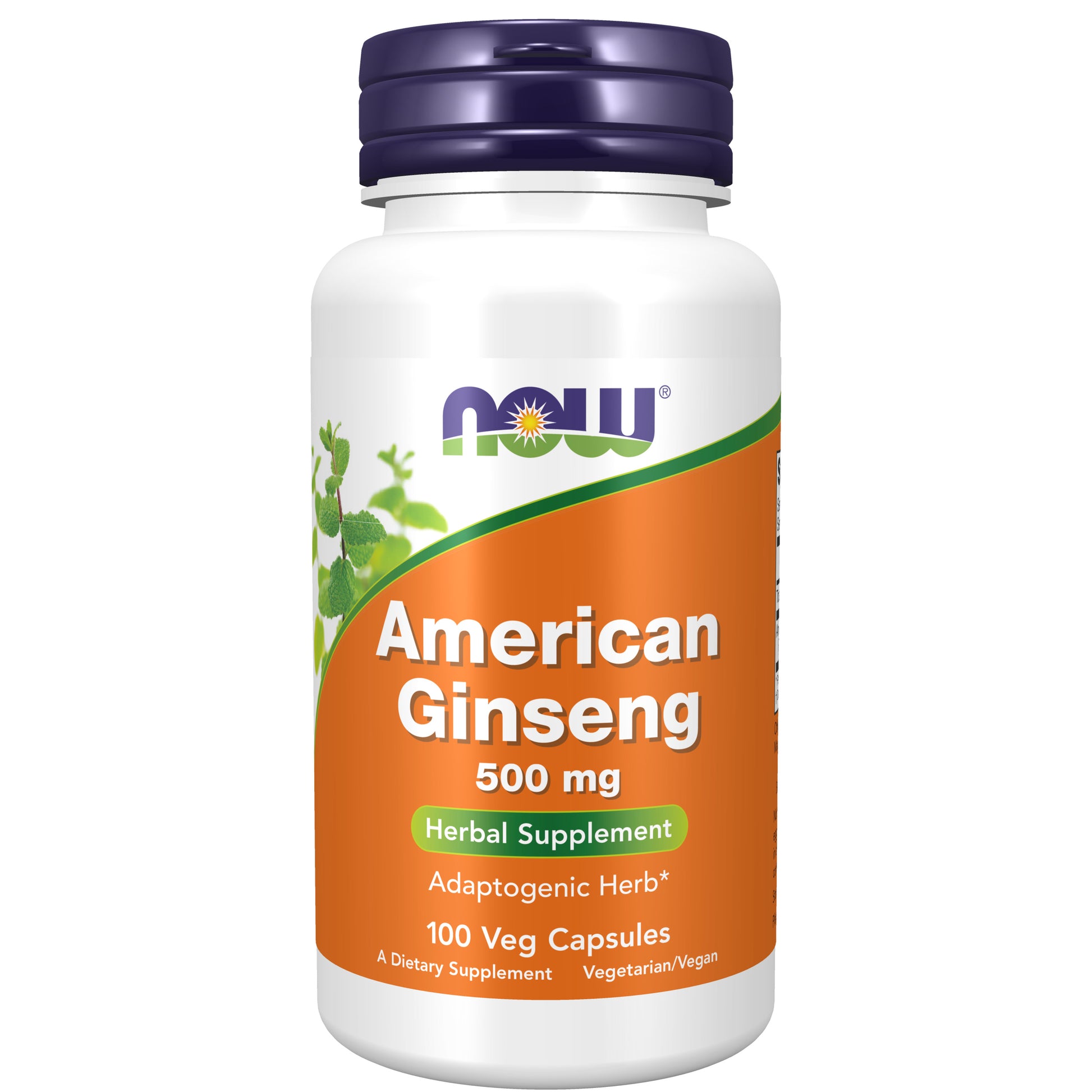 now - american ginseng 500 mg - 100 veg capsules