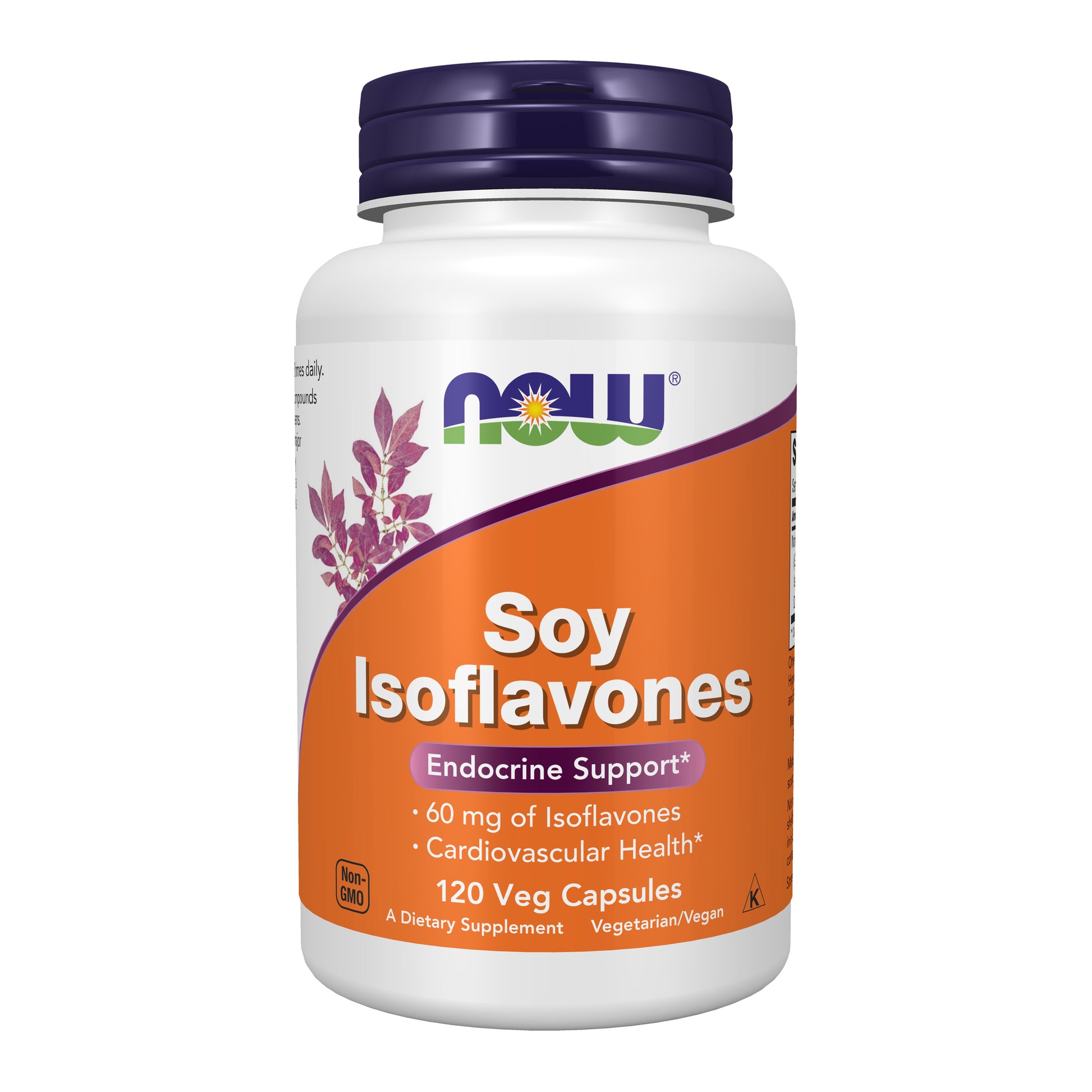 now - soy isoflavones 60 mg - 120 veg capsules