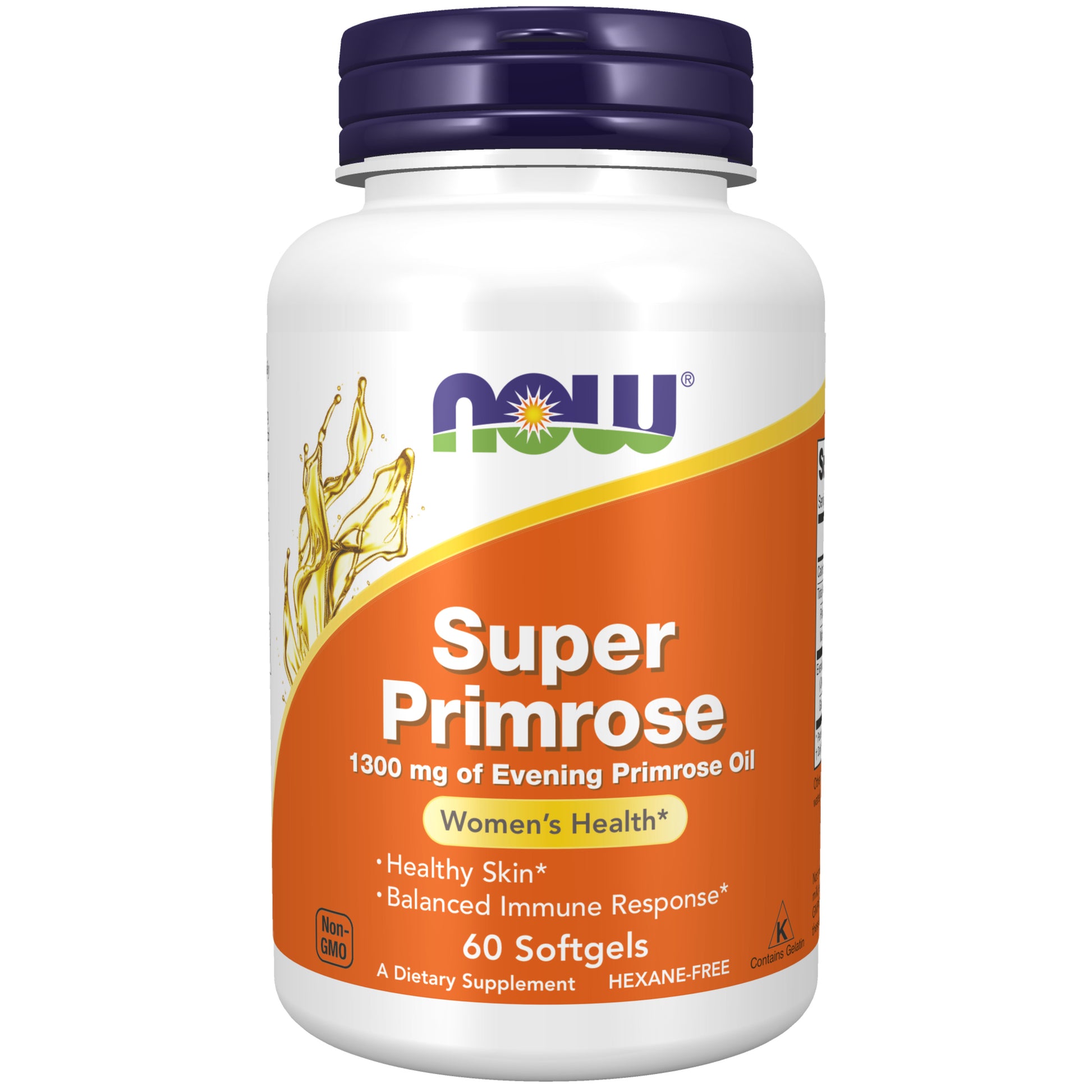 now - super primrose 1300 mg - 60 softgels