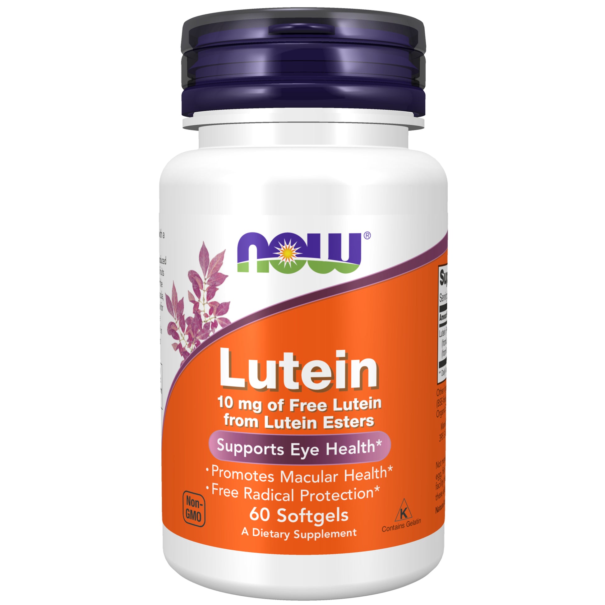 now - lutein 10 mg - 60 softgels
