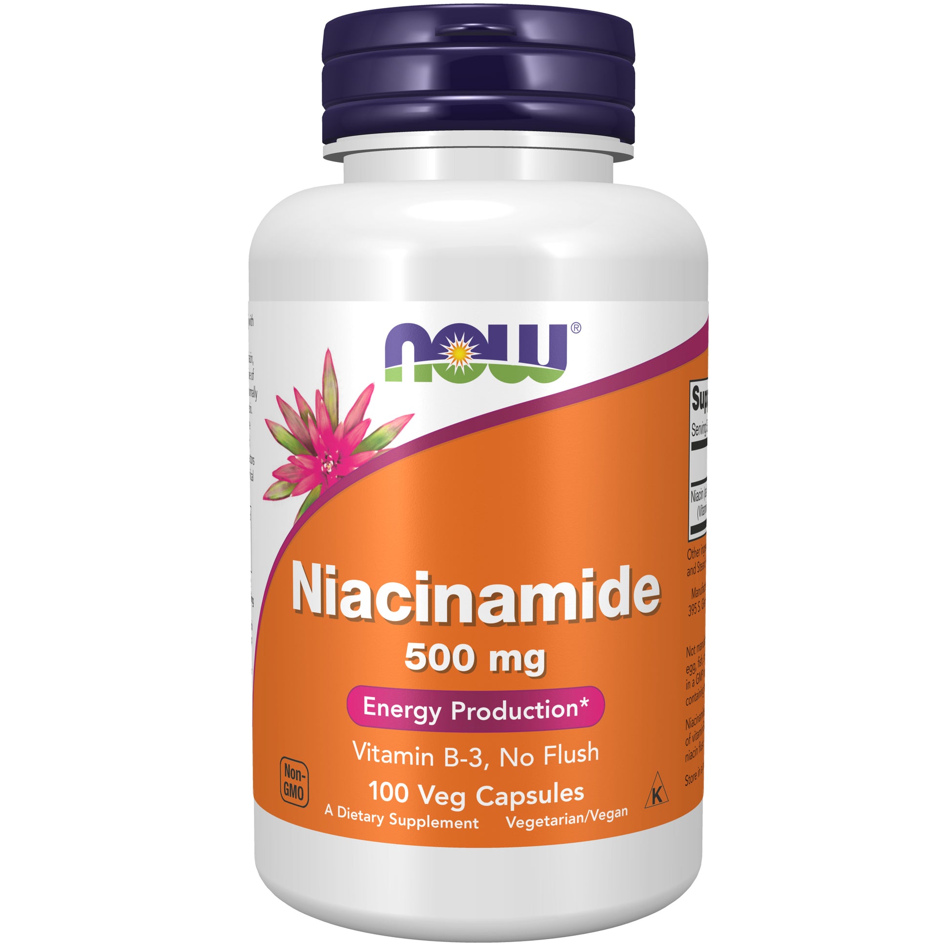 now - niacinamide 500 mg - 100 veg capsules