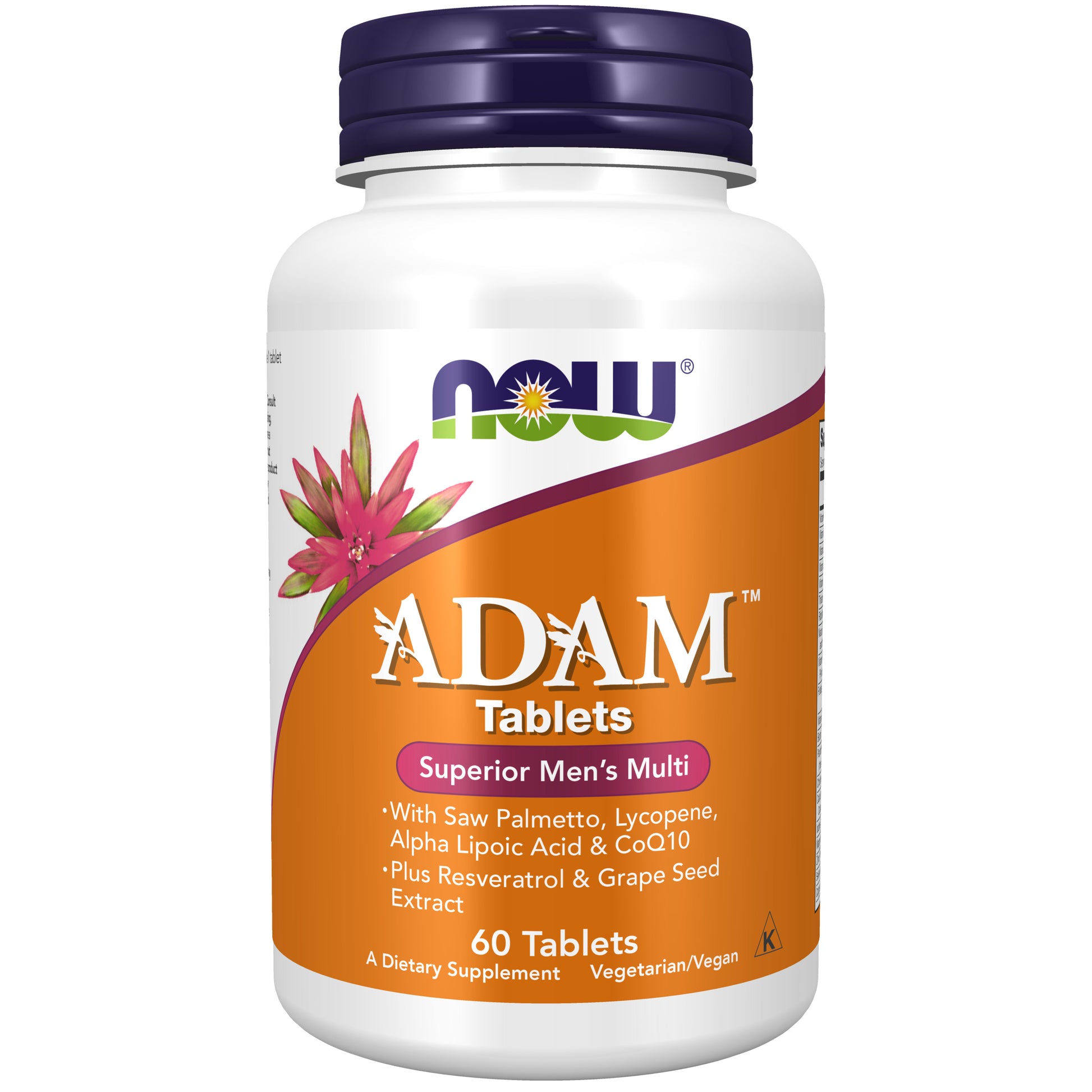 now - adam™ men's multivitamin - 60 tablets