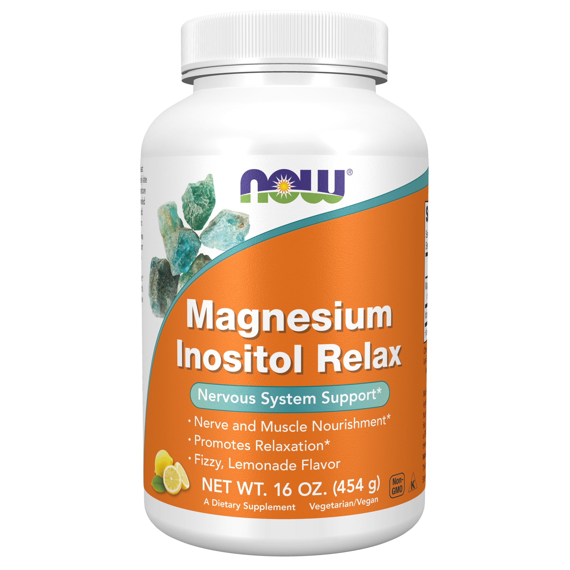 now - magnesium inositol relax, 454 gramas