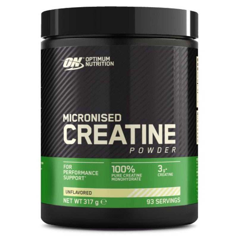 on micronised creatine powder sem sabor - 317g - optimum nutrition
