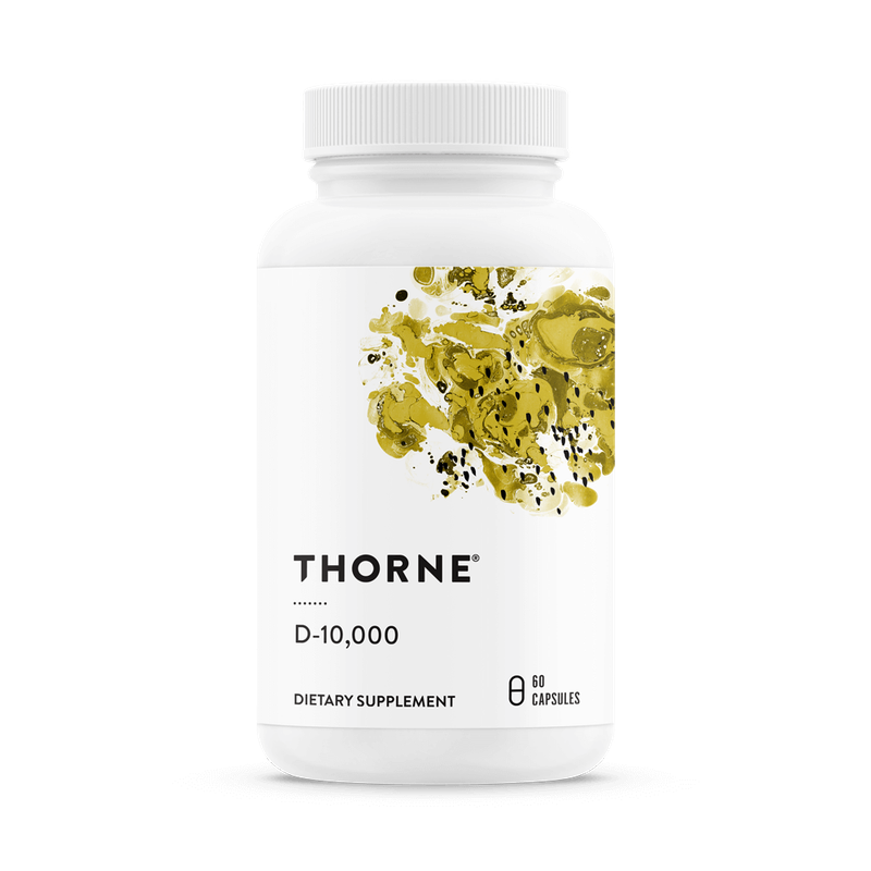 thorne - vitamin d-3 10,000iu - 60 caps